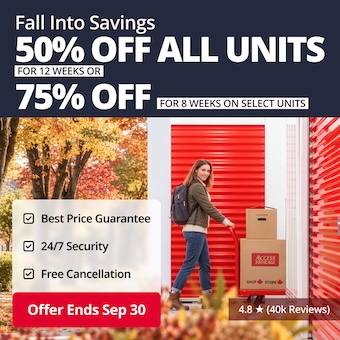 Access Storage - Young & Steeles Promotion