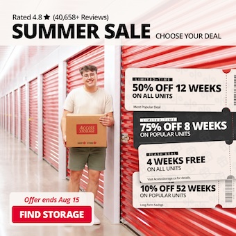 Access Storage - Young & Steeles Promotion