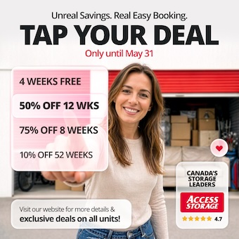 Access Storage - Young & Steeles Promotion