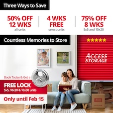 Access Storage - Young & Steeles Promotion